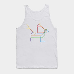 Sydney Train Map Tank Top